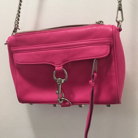Rebecca Minkoff Handbags - Rebecca Minkoff mini MAC crossbody in Fushia